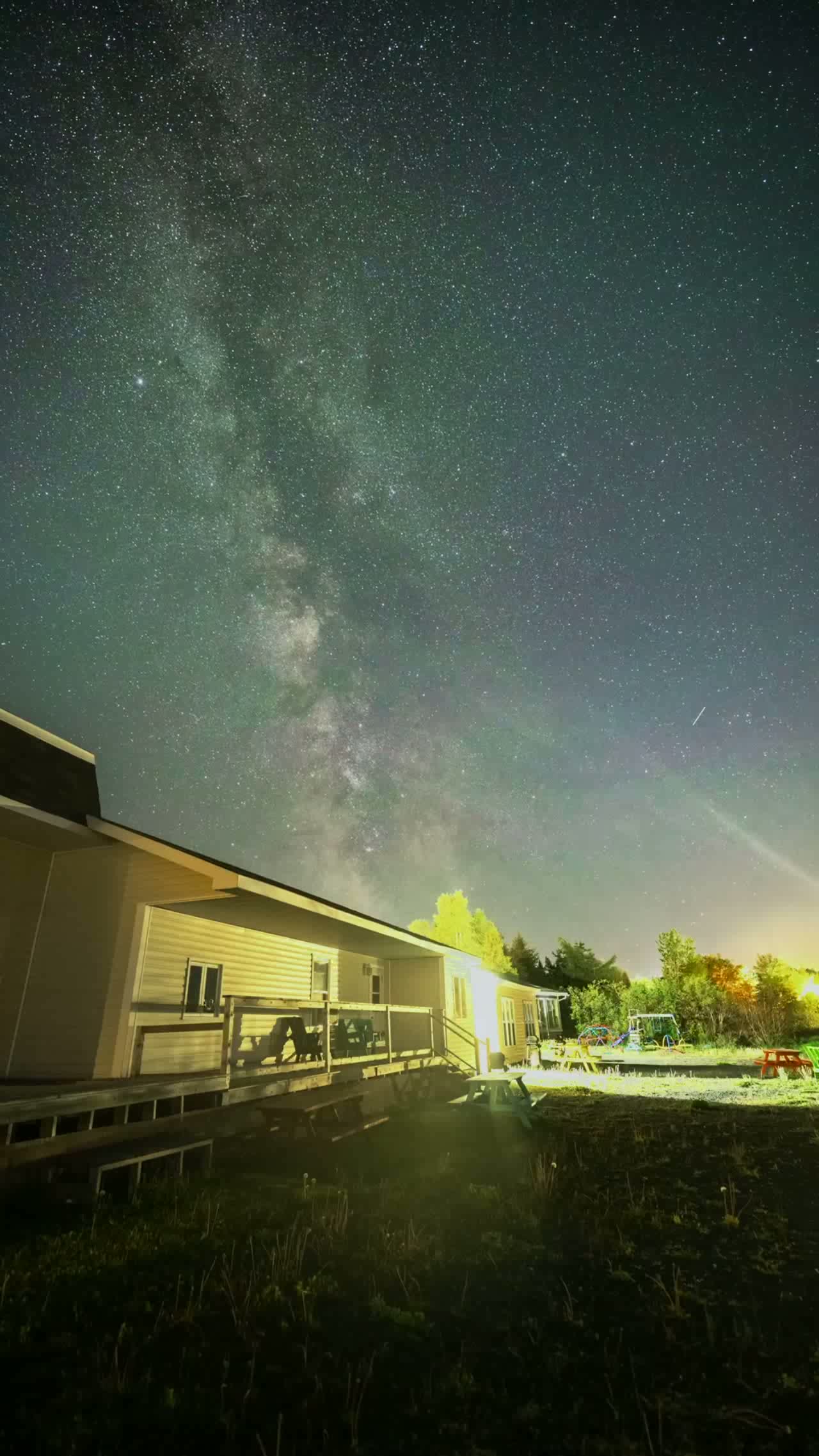 Glovertown Milky Way and Airglow