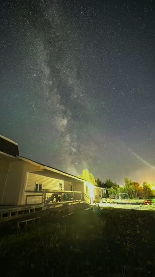 Glovertown Milky Way and Airglow frame 2