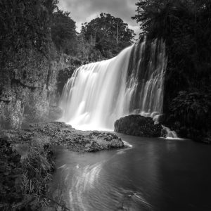 Guide Falls in Flood