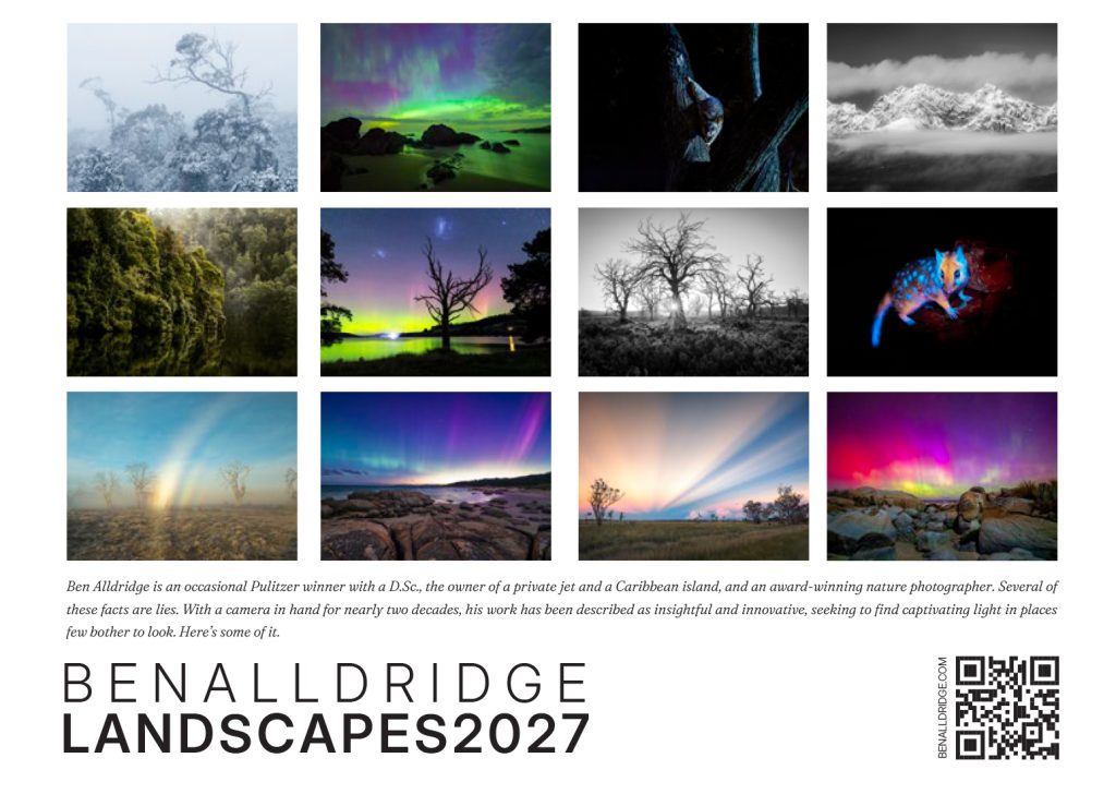‘Landscapes’ 2027 Wall Calendar