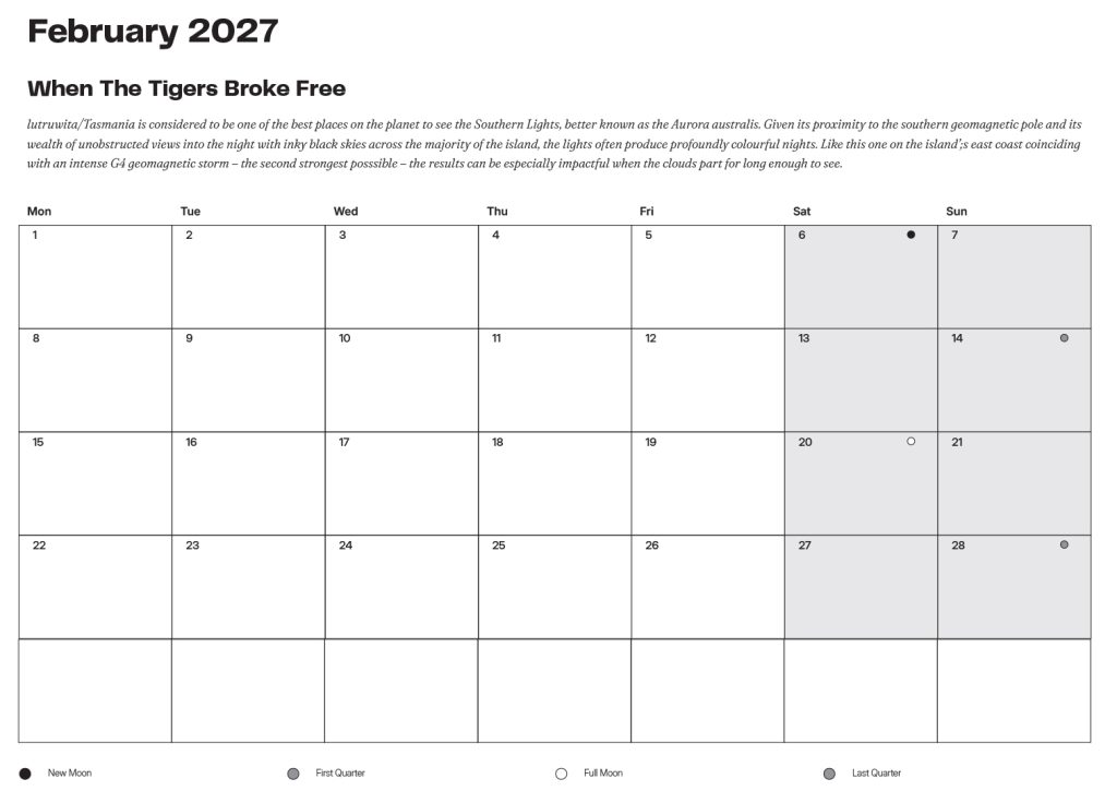 ‘Landscapes’ 2027 Wall Calendar